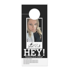 Modern For Sale Home Listed Leasing Business Photo Door Hanger