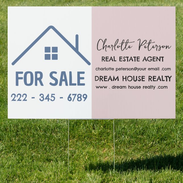 Modern For Sale Real Estate Yard   Sign (Insitu)