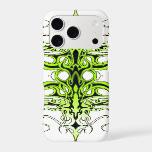 Modern Forest Green Celtic-Inspired Tribal Tattoo iPhone 17 Pro Case