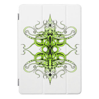 Modern Forest Green Celtic-Inspired Tribal Tattoo  iPad Pro Cover