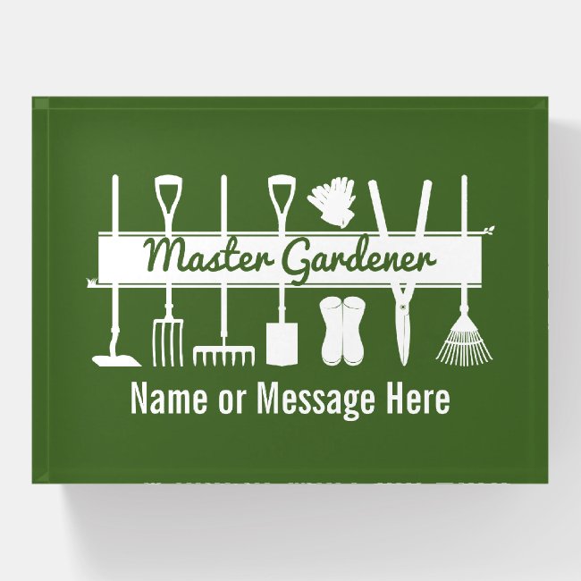 Modern Forest Green Master Gardener