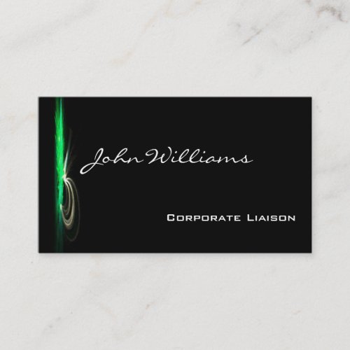 Modern Fountain Green Professional Business Cards