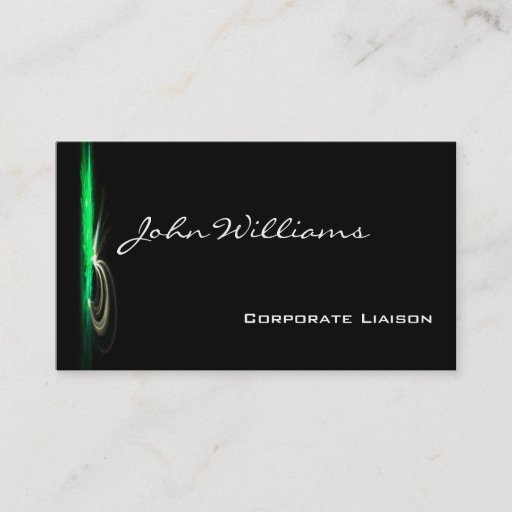 Customizable Modern Fountain Green Professional Business Cards