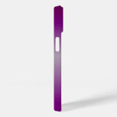 Modern Fractal Purple Handwritten Name Case-Mate iPhone Case (Back / Right)