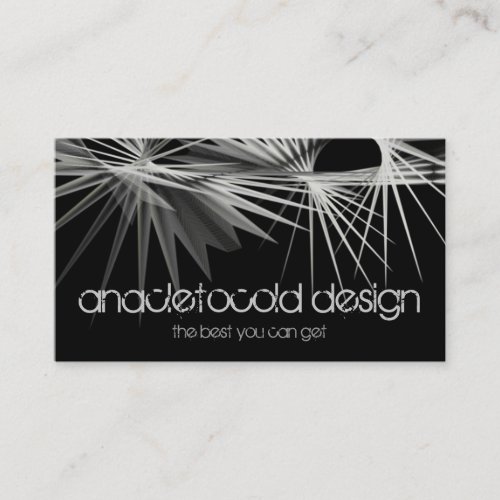 modern fractal star bussiness card business card templates