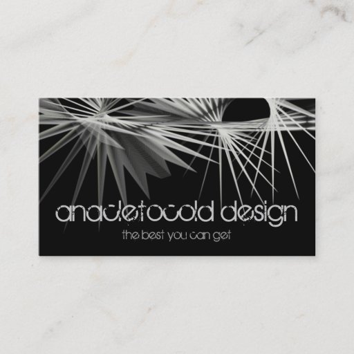 Customizable modern fractal star bussiness card business card templates