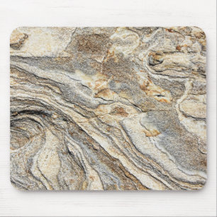 Modern Fractured Marble Stone Mouse Pad