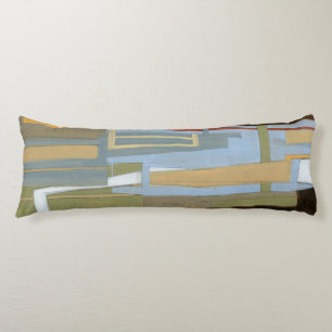 Modern Free Expression Painting by Norman Wyatt Body Pillow