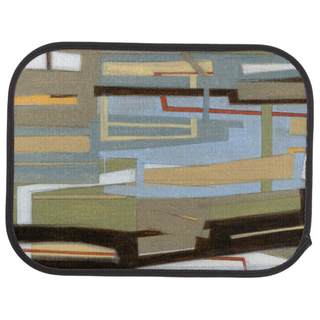 Modern Free Expression Painting by Norman Wyatt Car Mat (Rear)
