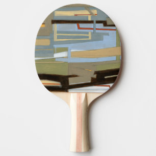 Modern Free Expression Painting by Norman Wyatt Ping-Pong Paddle