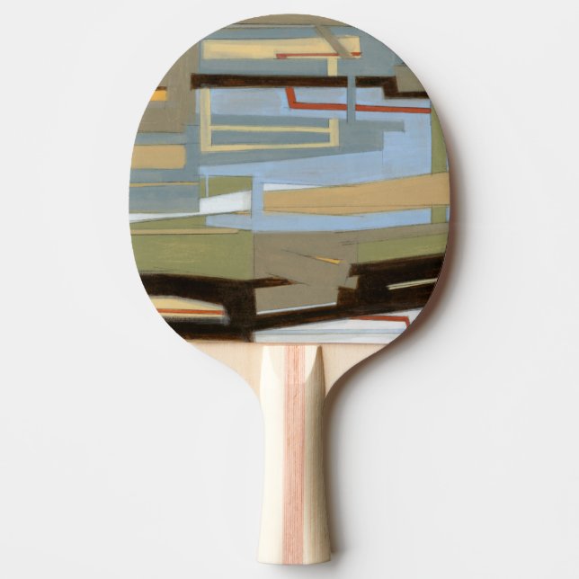 Modern Free Expression Painting by Norman Wyatt Ping-Pong Paddle (Front)