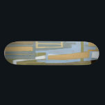 Modern Free Expression Painting by Norman Wyatt Skateboard Deck<br><div class="desc">A modern free expression painting by Norman Wyatt Jr,  it features interlocking lines that form tight links of color. Perfect as a personal purchase or as a gift for someone who enjoys free expression paintings.</div>