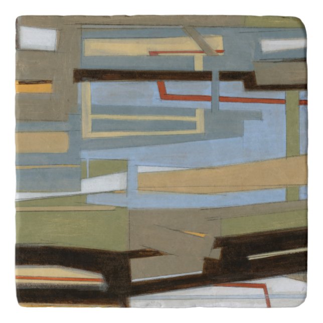 Modern Free Expression Painting by Norman Wyatt Trivet (Front)