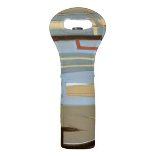 Modern Free Expression Painting by Norman Wyatt Wine Bag