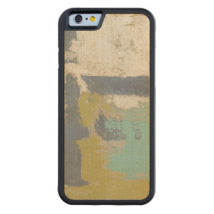 Modern Free Expression Painting Carved Maple iPhone 6 Bumper Case