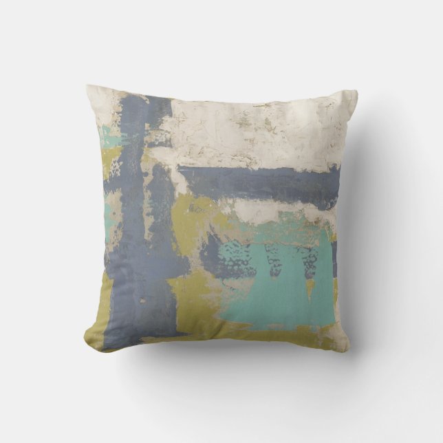 Modern Free Expression Painting Throw Pillow (Front)