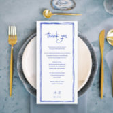 Whimsical Thank You Welcome and Thanks Place Cards