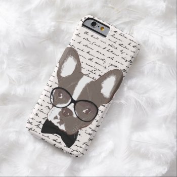 Modern French Bulldog Hipster Iphone 6 Case by caseplus at Zazzle