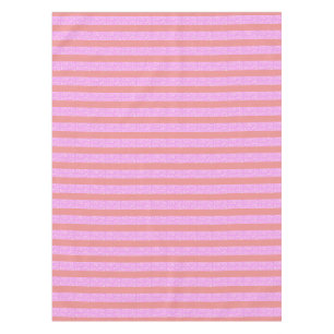 Modern French Inspired Pink Geometric Tablecloth