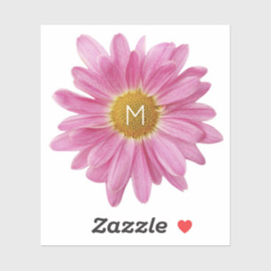 Modern Fresh Pink Daisy teens Sticker