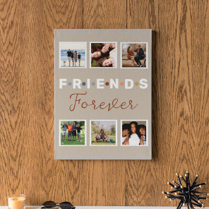 Modern Friends Forever Photo Collage Keepsake Acrylic Print
