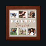 Modern Friends Forever Photo Collage Keepsake Gift Box<br><div class="desc">Celebrate your favorite moments with this modern Friends Forever photo collage, designed to showcase the people who mean the most. This stylish layout features six photo slots arranged on a soft beige background, combining warm tones and clean typography for a timeless look. Perfect for honoring friendship milestones, cherished memories, or...</div>