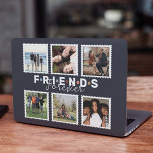 Modern Friends Forever Photo Collage Keepsake HP Laptop Skin