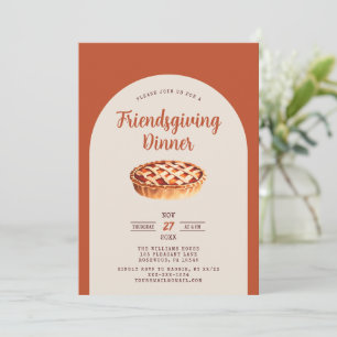 Modern Friendsgiving Dinner Invitation