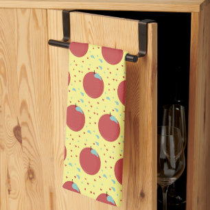 Modern Fruit Apple Pattern Sweet Kitchen Towel
