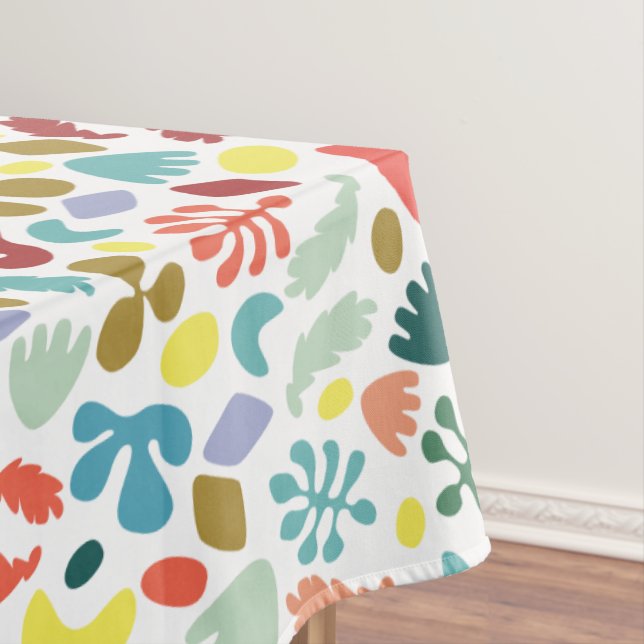 Modern Fun Colorful Pattern Tablecloth (In Situ)