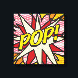 Modern Fun Comic Book POP Typographic Canvas Print<br><div class="desc">Fun trendy superhero comic book pop art canvas prints that are sure to add a splash of colour to a range of rooms in your home or office. An ideal way to treat yourself or someone that you know with these cool, unique comic con prints. Why not add some zap...</div>