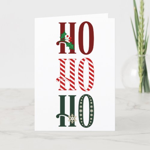 Modern Fun Festive Christmas Holiday Greeting