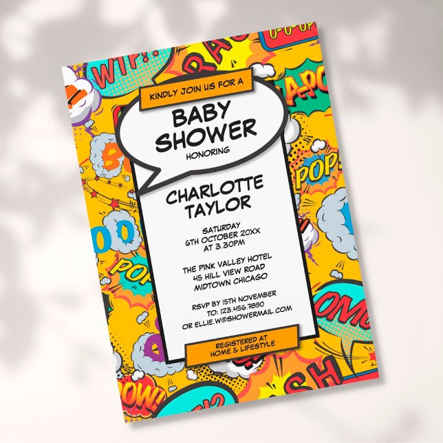 Modern Fun Gender Neutral Baby Shower Invitation (Creator Uploaded)