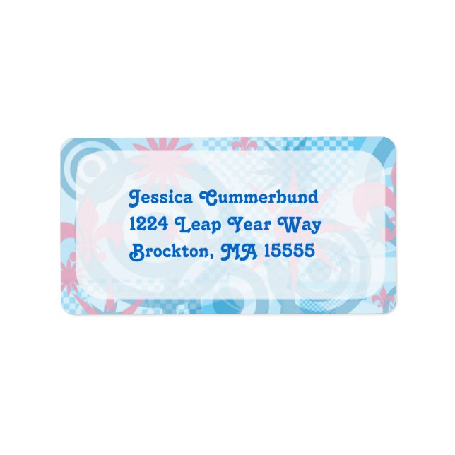 Modern Fun Indie Vibes Art Design Look Label (Front)