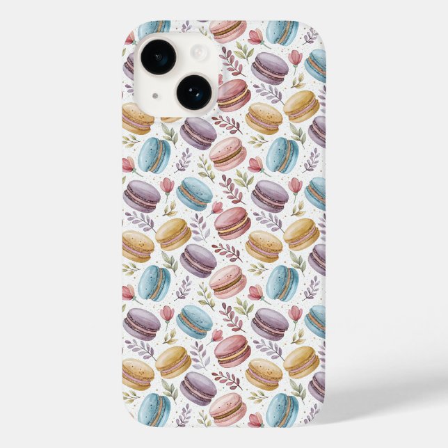 Modern Fun Sweet Macaroons Case-Mate iPhone Case (Back)