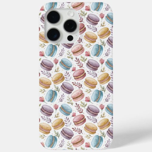 Modern Fun Sweet Macaroons iPhone 15 Pro Max Case