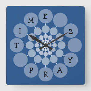 Modern Fun Time 2 Pray Clock