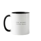 Modern Fun Trendy Typography Life Happens Saying