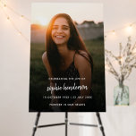 Modern Funeral Celebration of Life Memorial Easel Foam Board Modern Funeral Celebration of Life Memorial Easel Foam Board