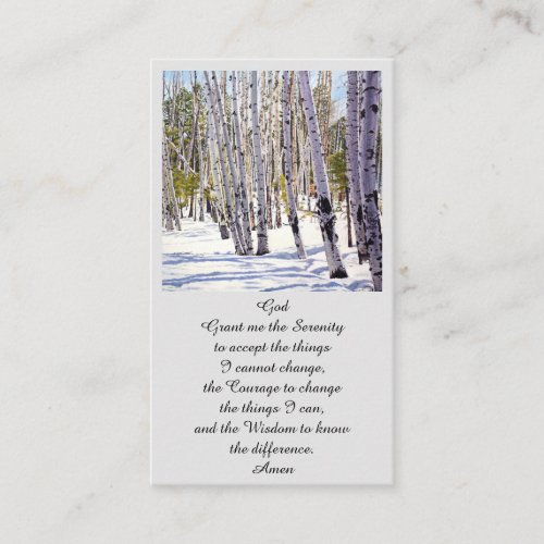 Modern Funeral Memorial Service Card