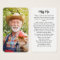 Modern Funeral Simple Photo Memorial Prayer Cards