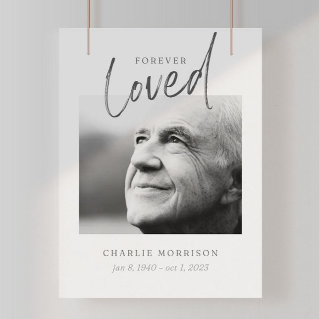 Modern Funeral Welcome Sign: Celebration of Life  Foam Board (Creator Uploaded)