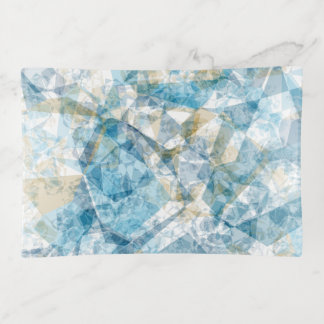 Modern Funky Cool Retro Polygon Mosaic Pattern Trinket Tray