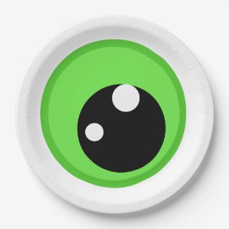 Modern Funny Green Evil Eye Birthday