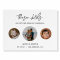 Modern Funny Photo Rehearsal Dinner Welcome Sign