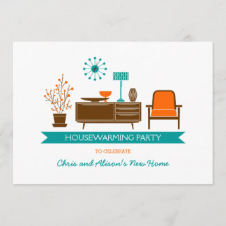 Modern Furniture Housewarming Party Invitation
