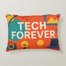 Modern Futuristic Design Pillow for Creative Mind