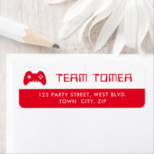 MODERN GAMING Bar Mitzvah cool black controller Label