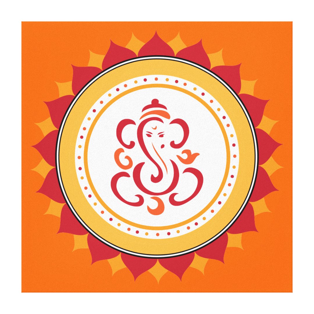 Modern Ganesha Wrapped Canvas Wall Art Zazzle