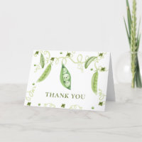 Modern Garden Sweet Pea In Pod Baby Shower